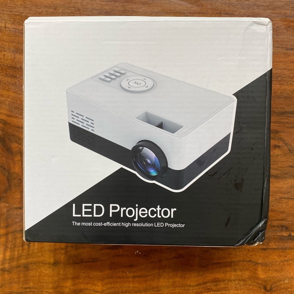 pink LED projector